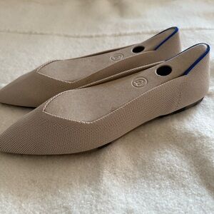 Rothy’s | Beige/Light GreyThe Point Ballet Flat
